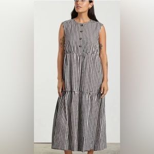 Everlane Tiered Gingham Dress